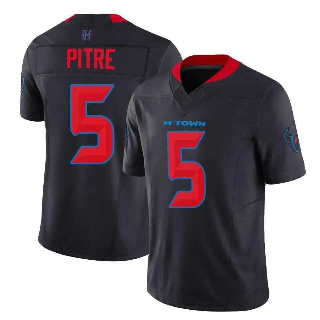 Choea H.Texans #5 Jalen Pitre Player Navy Limited 2nd Alternate Vapor F.U.S.E. Home Game Stitched Jerseys