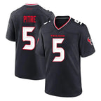 Choea H.Texans #5 Jalen Pitre Player Navy Team Home Game Stitched Jerseys