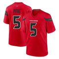 Choea H.Texans #5 Jalen Pitre Player Red Alternate Home Game Stitched Jerseys