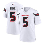 Choea H.Texans #5 Jalen Pitre Player White Home Game Stitched Jerseys