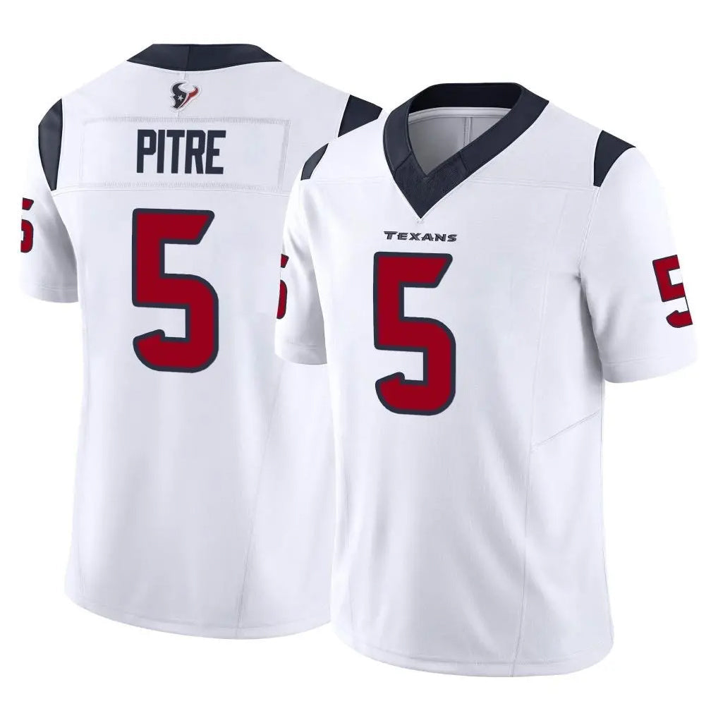 Choea H.Texans #5 Jalen Pitre Player White Limited Vapor F.U.S.E. Home Game Stitched Jerseys