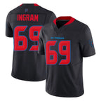 Choea H.Texans #69 Ed Ingram Player Navy Limited 2nd Alternate Vapor F.U.S.E. Home Game Stitched Jerseys