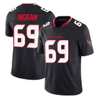 Choea H.Texans #69 Ed Ingram Player Navy Limited Alternate Vapor F.U.S.E. Home Game Stitched Jerseys