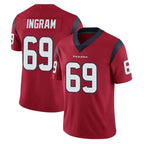 Choea H.Texans #69 Ed Ingram Player Red Limited Vapor Untouchable Home Game Stitched Jerseys