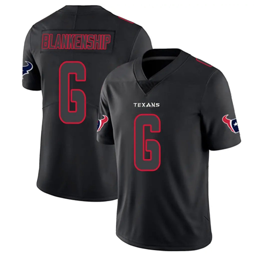Choea H.Texans #6 Reed Blankenship Player Black Impact Limited Game Stitched Jerseys