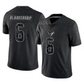 Choea H.Texans #6 Reed Blankenship Player Black Reflective Limited Game Stitched Jerseys