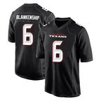 Choea H.Texans #6 Reed Blankenship Player Carbon Black Fashion Home Game Stitched Jerseys