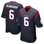 Choea H.Texans #6 Reed Blankenship Player Navy Home Game Stitched Jerseys