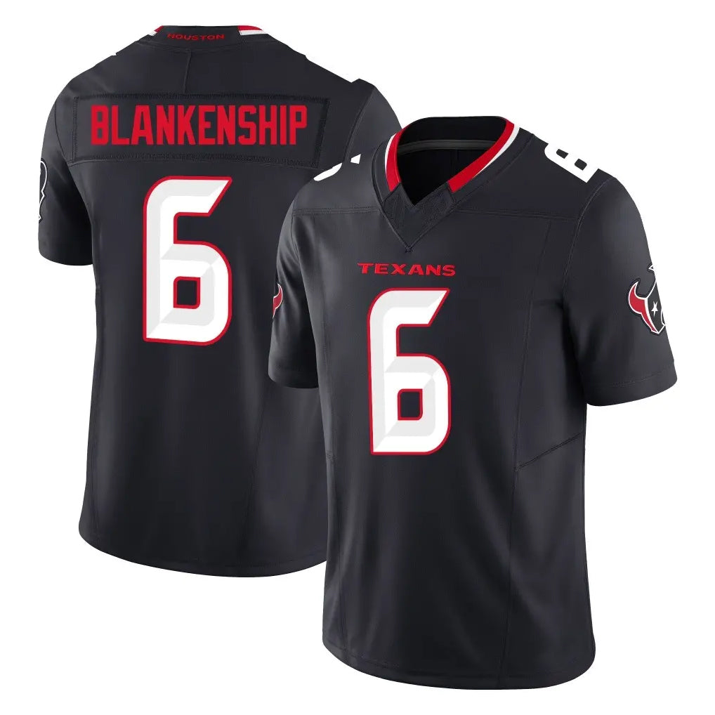 Choea H.Texans #6 Reed Blankenship Player Navy Limited Alternate Vapor F.U.S.E. Home Game Stitched Jerseys