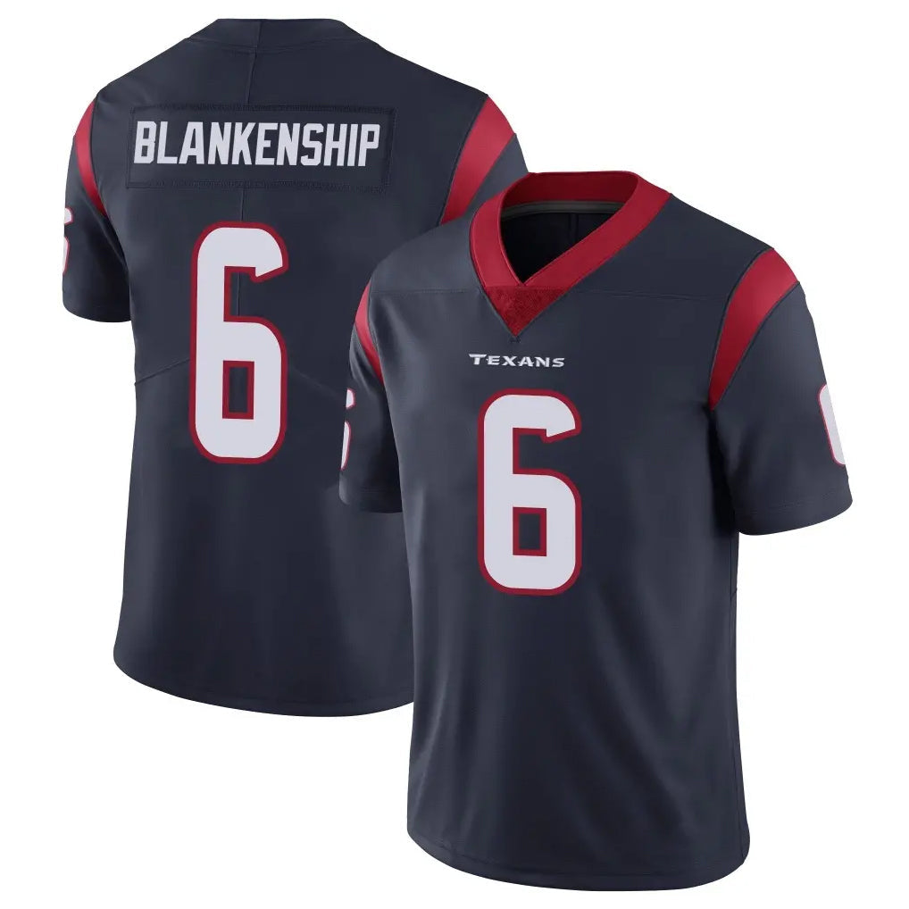 Choea H.Texans #6 Reed Blankenship Player Navy Limited Vapor Untouchable Home Game Stitched Jerseys