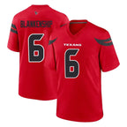 Choea H.Texans #6 Reed Blankenship Player Red Alternate Home Game Stitched Jerseys