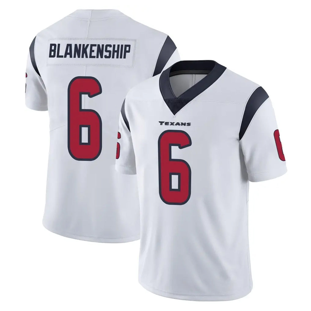 Choea H.Texans #6 Reed Blankenship Player White Limited Vapor Untouchable Home Game Stitched Jerseys