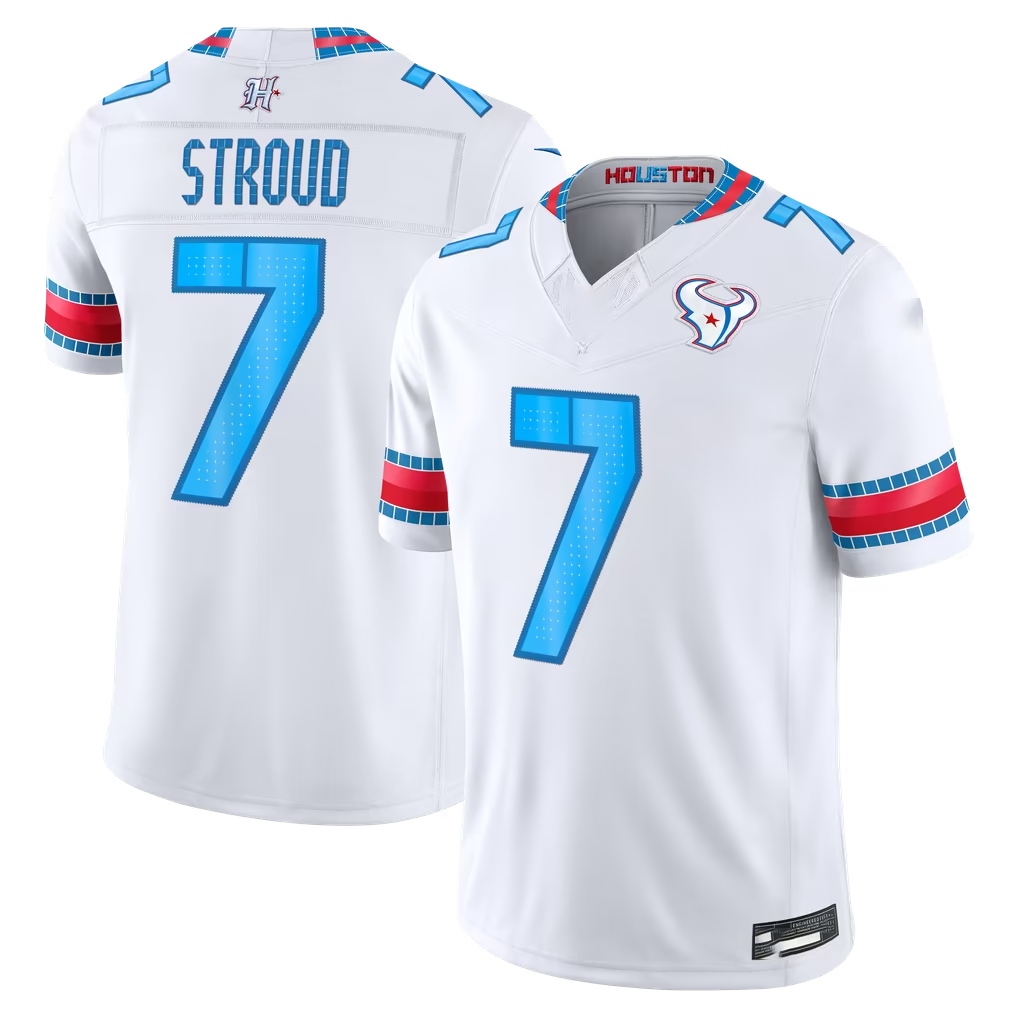 Choea H.Texans #7 C.J. Stroud White 2026 Rivalries Collection Limited Stitched Jerseys