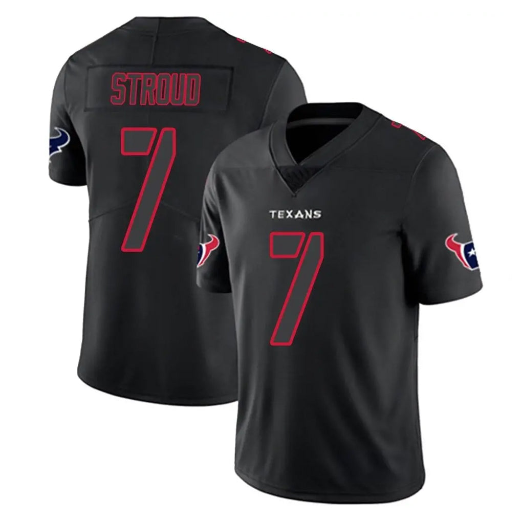 Choea H.Texans #7 CJ Stroud Player Black Impact Limited Game Stitched Jerseys