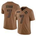 Choea H.Texans #7 CJ Stroud Player Brown Salute To Service Limited Stitched Jerseys