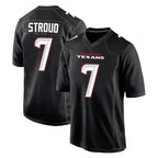 Choea H.Texans #7 CJ Stroud Player Carbon Black Fashion Home Game Stitched Jerseys