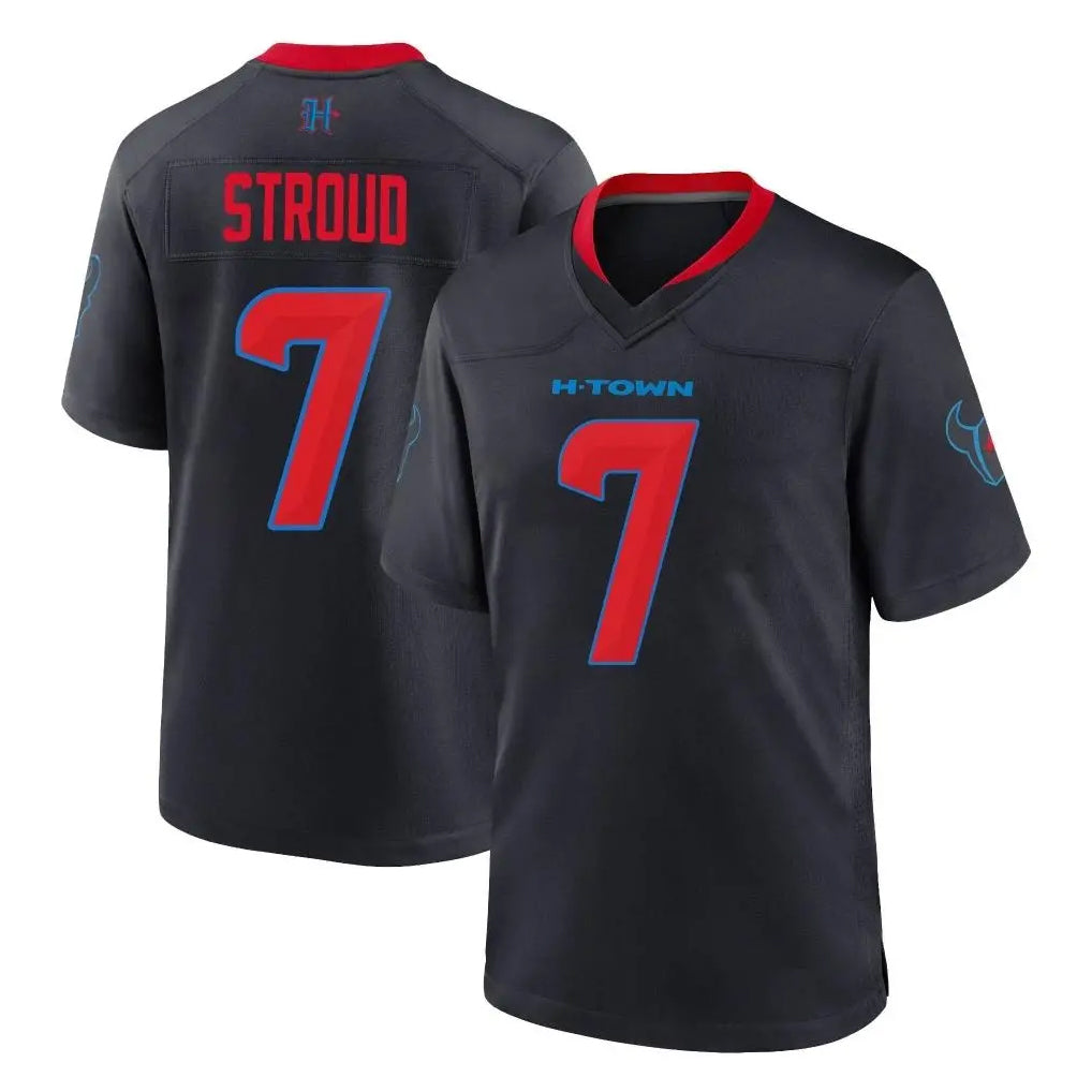 Choea H.Texans #7 CJ Stroud Player Navy 2nd Alternate Home Game Stitched Jerseys