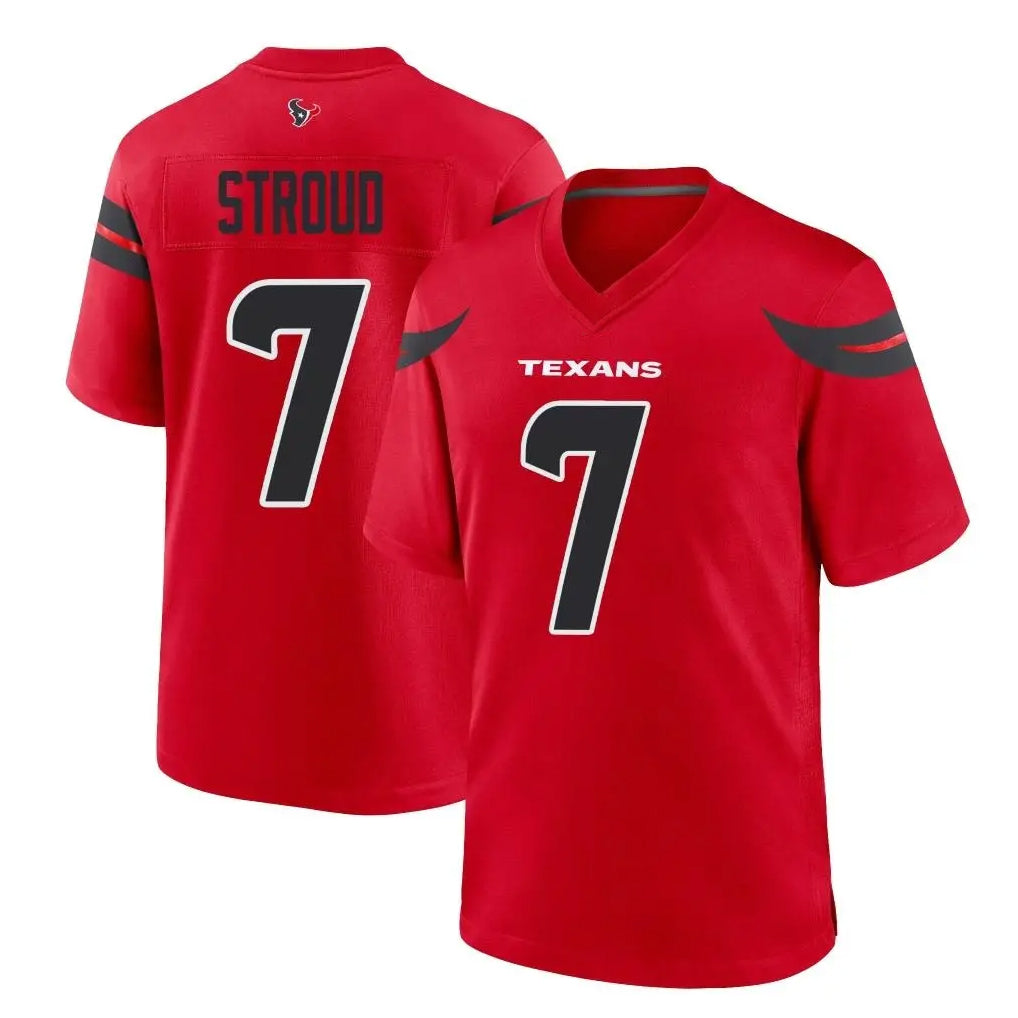 Choea H.Texans #7 CJ Stroud Player Red Alternate Home Game Stitched Jerseys