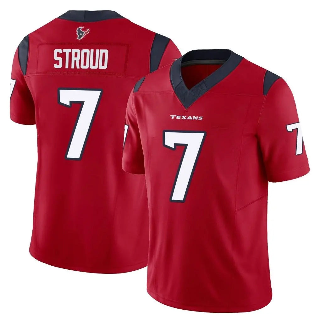 Choea H.Texans #7 CJ Stroud Player Red Limited Vapor F.U.S.E. Home Game Stitched Jerseys