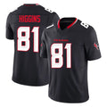 Choea H.Texans #81 Jayden Higgins Player Navy Limited Alternate Vapor F.U.S.E. Home Game Stitched Jerseys