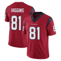 Choea H.Texans #81 Jayden Higgins Player Red Limited Vapor Untouchable Home Game Stitched Jerseys