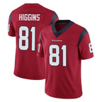 Choea H.Texans #81 Jayden Higgins Player Red Limited Vapor Untouchable Home Game Stitched Jerseys