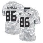 Choea H.Texans #86 Dalton Schultz Player Arctic Camo Salute To Service Limited Game Stitched Jerseys