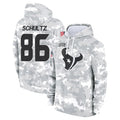 Choea H.Texans #86 Dalton Schultz Player Arctic Camo Salute to Service Hoodies Limited Game Stitched Jerseys