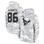 Choea H.Texans #86 Dalton Schultz Player Arctic Camo Salute to Service Hoodies Limited Game Stitched Jerseys