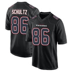 Choea H.Texans #86 Dalton Schultz Player Black Fashion Home Game Stitched Jerseys