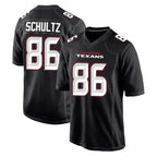 Choea H.Texans #86 Dalton Schultz Player Carbon Black Fashion Home Game Stitched Jerseys