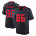 Choea H.Texans #86 Dalton Schultz Player Navy 2nd Alternate Home Game Stitched Jerseys