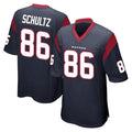 Choea H.Texans #86 Dalton Schultz Player Navy Home Game Stitched Jerseys
