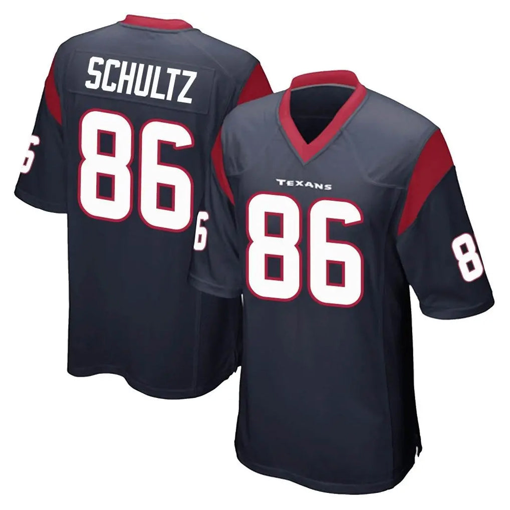 Choea H.Texans #86 Dalton Schultz Player Navy Home Game Stitched Jerseys