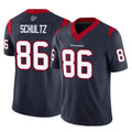 Choea H.Texans #86 Dalton Schultz Player Navy Limited Vapor F.U.S.E. Home Game Stitched Jerseys