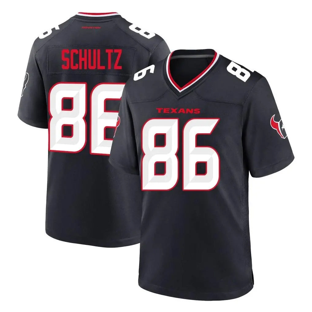 Choea H.Texans #86 Dalton Schultz Player Navy Team Home Game Stitched Jerseys