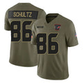 Choea H.Texans #86 Dalton Schultz Player Olive 2025 Salute To Service Limited Game Stitched Jerseys