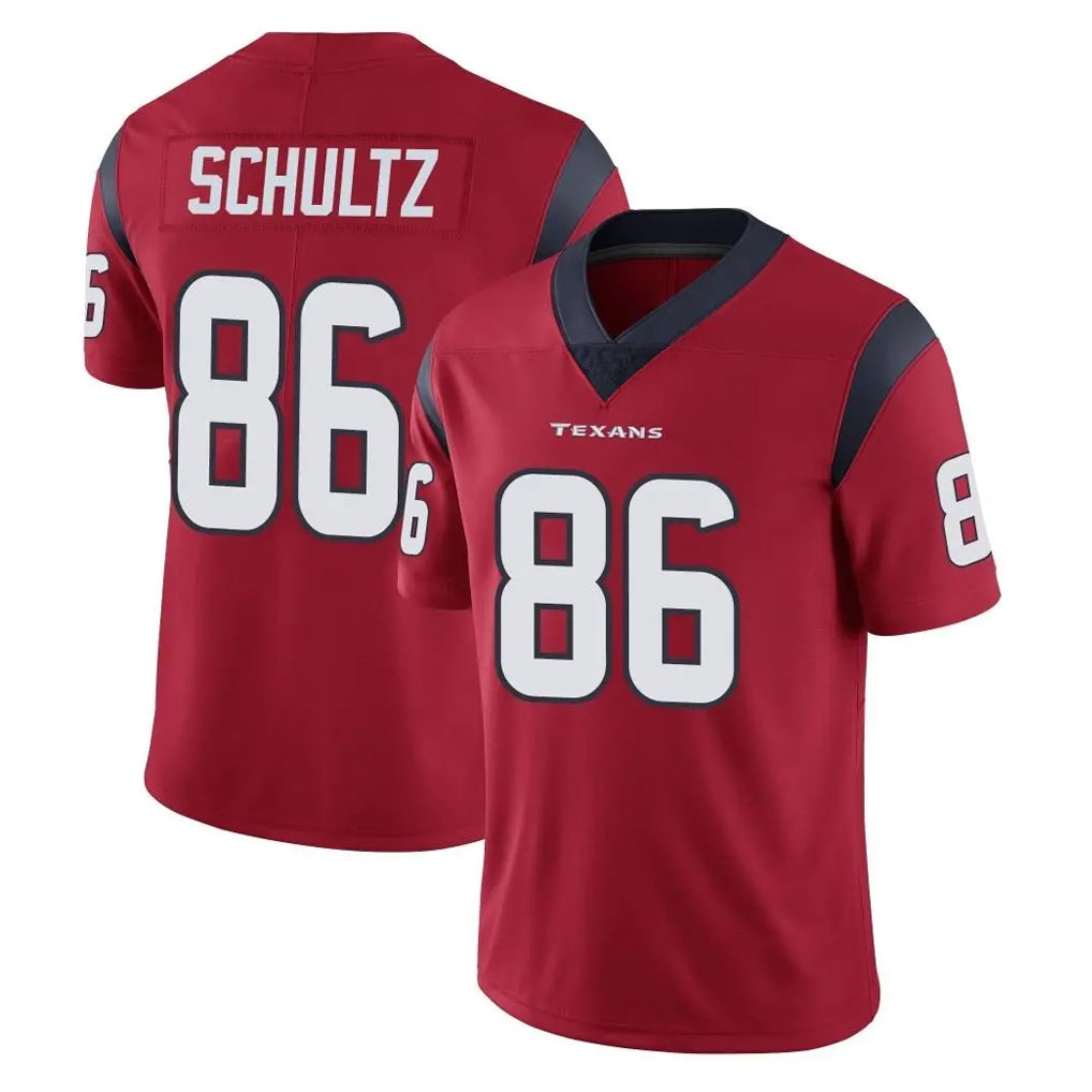 Choea H.Texans #86 Dalton Schultz Player Red Limited Vapor Untouchable Home Game Stitched Jerseys