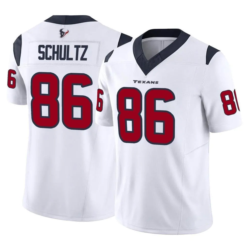 Choea H.Texans #86 Dalton Schultz Player White Limited Vapor F.U.S.E. Home Game Stitched Jerseys
