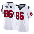 Choea H.Texans #86 Dalton Schultz Player White Limited Vapor F.U.S.E. Home Game Stitched Jerseys