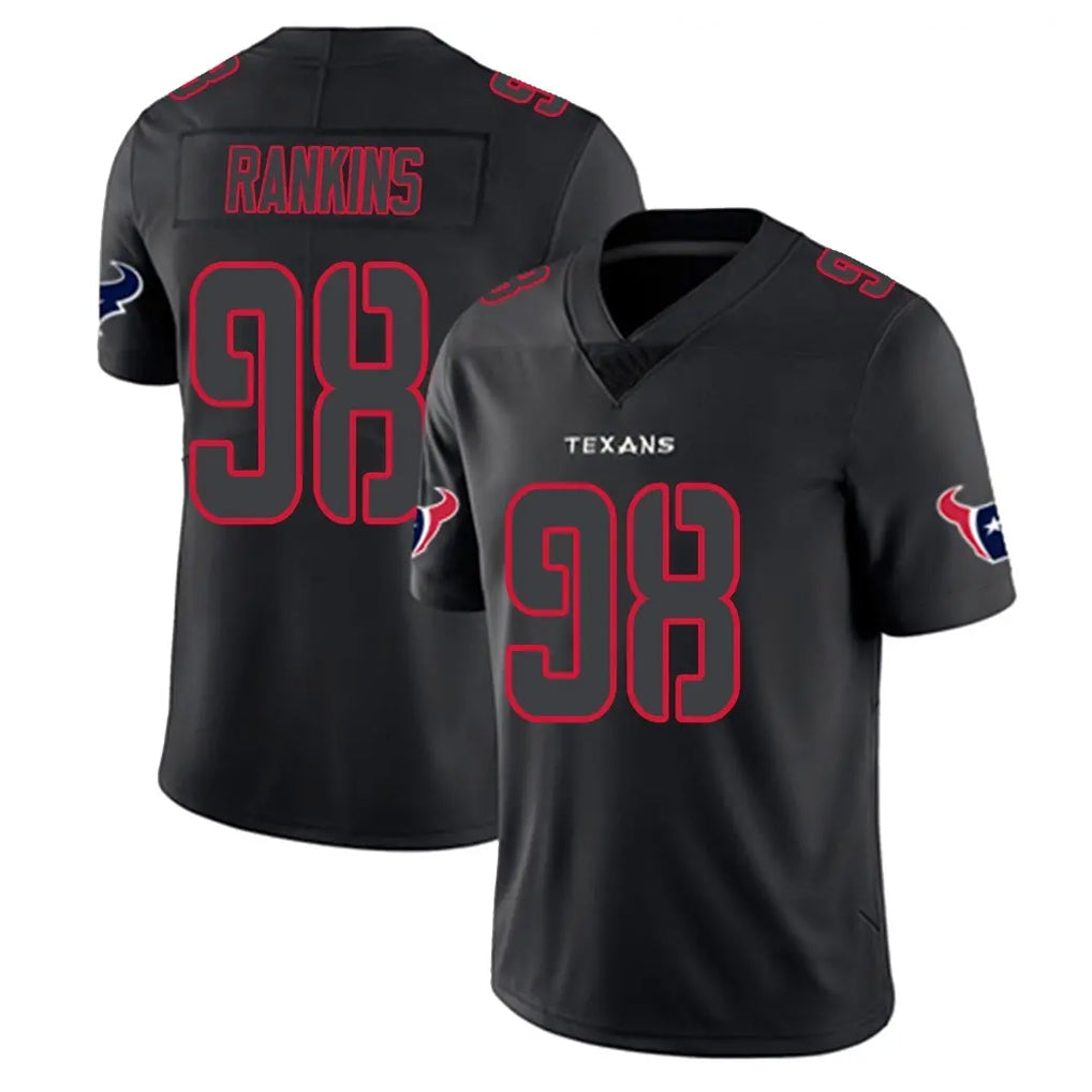 Choea H.Texans #98 Sheldon Rankins Player Black Impact Limited Game Stitched Jerseys