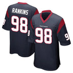 Choea H.Texans #98 Sheldon Rankins Player Navy Home Game Stitched Jerseys