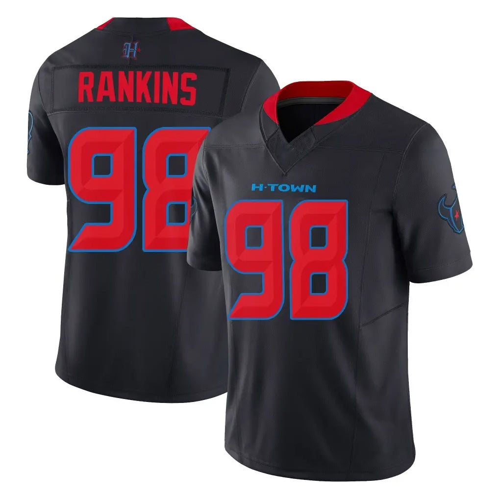 Choea H.Texans #98 Sheldon Rankins Player Navy Limited 2nd Alternate Vapor F.U.S.E. Home Game Stitched Jerseys