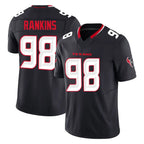 Choea H.Texans #98 Sheldon Rankins Player Navy Limited Alternate Vapor F.U.S.E. Home Game Stitched Jerseys