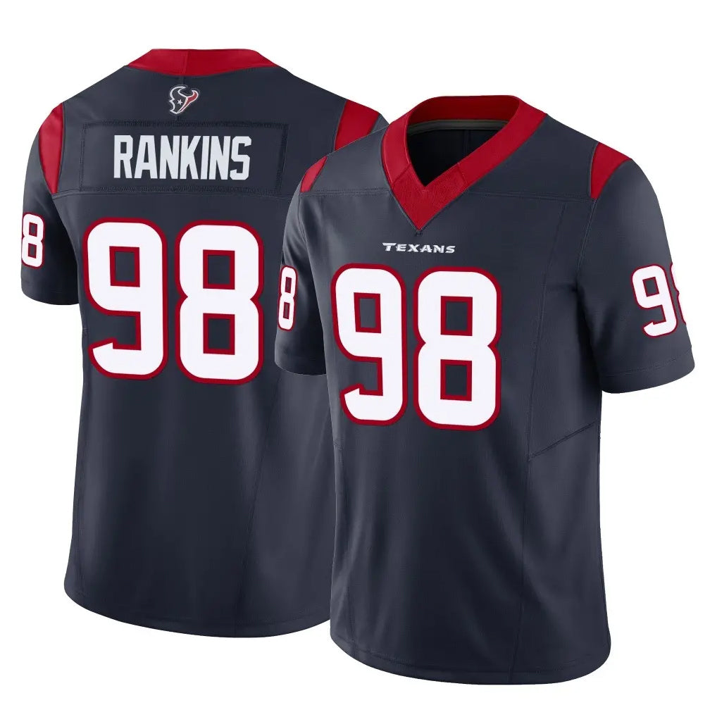 Choea H.Texans #98 Sheldon Rankins Player Navy Limited Vapor F.U.S.E. Home Game Stitched Jerseys