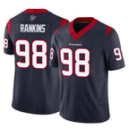 Choea H.Texans #98 Sheldon Rankins Player Navy Limited Vapor F.U.S.E. Home Game Stitched Jerseys