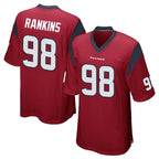 Choea H.Texans #98 Sheldon Rankins Player Red Home Game Stitched Jerseys