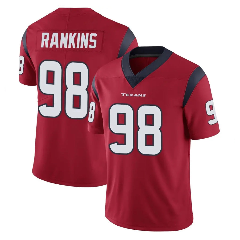 Choea H.Texans #98 Sheldon Rankins Player Red Limited Vapor Untouchable Home Game Stitched Jerseys