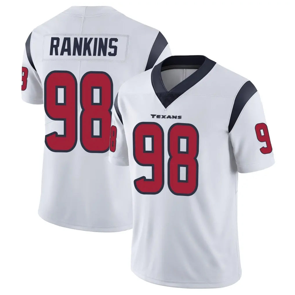 Choea H.Texans #98 Sheldon Rankins Player White Limited Vapor Untouchable Home Game Stitched Jerseys