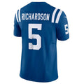 Choea IN.Colts #5 Anthony Richardson Royal Vapor F.U.S.E. Limited Jersey American Stitched Football Jerseys